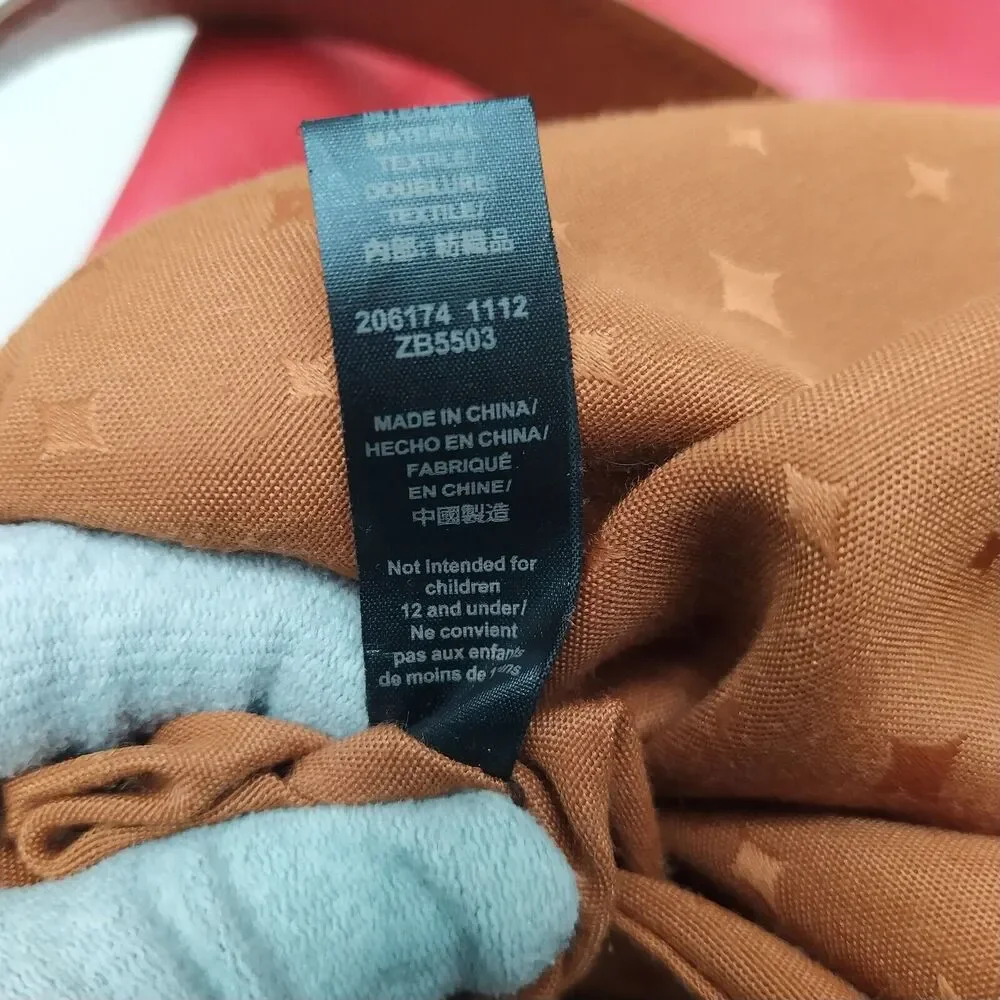 Fossil red leather